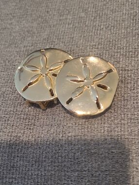 vintage Gay Boyer interlocking gold-tone belt buckle